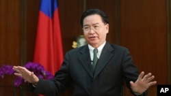 资料照:台湾外交部长吴钊燮