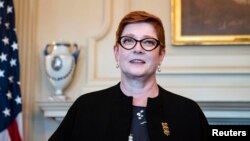 资料照:澳大利亚外长佩恩