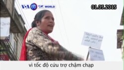 Người dân biểu tình vì chính phủ Nepal cứu trợ chậm chạp (VOA60) Người dân biểu tình vì chính phủ Nepal cứu trợ chậm chạp (VOA60)