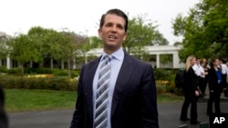 美国总统川普的长子小唐纳德·川普(资料图)