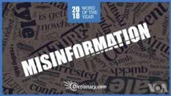“错误信息”成为年度词汇 “错误信息”成为年度词汇