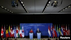 美国与加拿大2018年1月16日共同主持朝鲜问题外长会议(路透社)