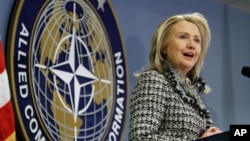 美国国务卿希拉里.克林顿(资料照片)