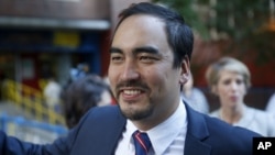 资料照:美国总统科技与市场竞争政策特别助理吴修铭 (美联社 2014年9月9日)