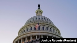 资料照片:美国国会山。