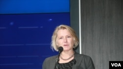 资料照片: 美国国务院前亚太副助卿董云裳 (美国之音钟辰芳拍摄)