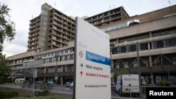 Bệnh viện Free Royal ở London, nơi công dân Anh bị nhiễm Ebola được chữa trị.