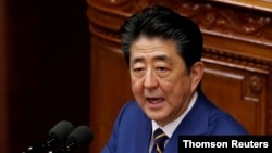 资料照:日本前首相安倍晋三