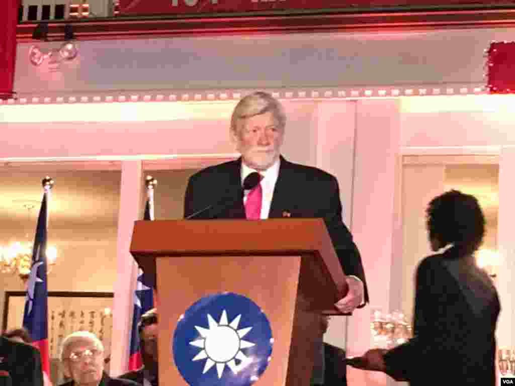 罗斯福总统孙子大卫罗斯福（美国之音钟辰芳拍摄） 