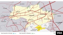 Đường ống dẫn khí đốt từ Nga vào Ukraine và đến châu Âu