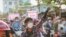 People protest in Mandalay, Myanmar in this picture obtained from social media dated May 16, 2021. PHOTO OBTAINED BY REUTERS/via REUTERS THIS IMAGE HAS BEEN SUPPLIED BY A THIRD PARTY. 