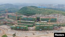 华为在贵州新建数据中心。(2019年5月14日)