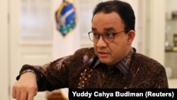 Anies Baswedan unggul dari Ganjar Pranowo dan Prabowo Subianto di DKI Jakarta, menurut survei terbaru lembaga survei Indikator Politik Indonesia (foto: dok).