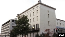 资料照片:位于华盛顿的美国贸易代表办公室。