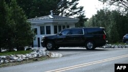 在四方峰会开始前,澳大利亚总理阿尔巴尼斯抵达拜登总统位于特拉华州威尔明顿的住所。(2024年9月20日)