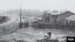 1933年乌克兰大饥荒中的哈尔科夫地区。照片最早由奥地利工程师维尼伯格拍摄,乌克兰媒体和民族记忆学院公布了复制版。(美国之音白桦)