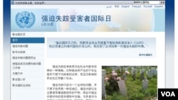 联合国强迫失踪受害者国际日