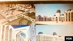 社交网络和当地媒体上传播的塔吉克议会和政府大厦建筑群方案图(网络图片)