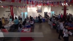 纽约华埠招聘会场面火爆