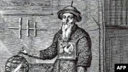 身穿一品朝服的钦天监监正汤若望