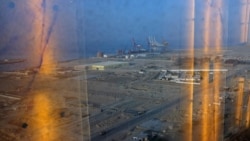 资料照片:位于巴基斯坦西南部的瓜达尔港鸟瞰图。(2017年10月3日)