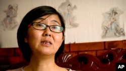 资料照片:北京维权律师王宇。(2015年4月18日)