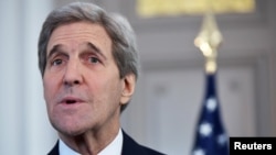 美国国务卿克里 (资料照片)