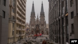 Місце ракетного обстрілу в Києві, 20 грудня 2024 р. Roman PILIPEY/AFP