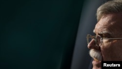 美国国家安全顾问约博尔顿在白宫接受采访(2019年3月29日)。