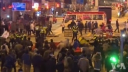 旺角骚乱被告出庭受审 旺角骚乱被告出庭受审