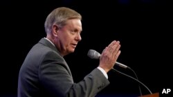 Thượng nghị sĩ Cộng hòa Lindsey Graham bang South Carolina nói: “Chúng ta cần thành lập một đội quân Ả Rập trong đó chúng ta đóng góp một phần đến vùng này và bắt đầu chiếm lại đất trong tay Nhà nước Hồi Giáo tại Syria và tiêu diệt vương quốc Hồi Giáo.” 