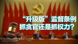 时事大家谈: 中共“升级版”监督条例,抓贪官还是抓权力? 时事大家谈: 中共“升级版”监督条例,抓贪官还是抓权力?