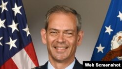 资料照片:美国太平洋空军司令肯尼斯·威尔斯巴赫将军。