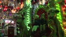 布鲁克林圣诞村灯饰在疫情肆虐中亮起 布鲁克林圣诞村灯饰在疫情肆虐中亮起