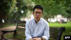 资料照: 香港前立法会议员罗冠聪 (法新社2023年8月18日)