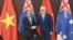 Thủ tướng Việt Nam Nguyễn Xuân Phúc và Thủ tướng Úc Malcolm Turnbull (Photo: Nhan dan)