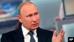 Tổng thống Nga Vladimir Putin