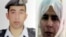 约旦飞行员卡萨斯巴(左)和被判死刑的伊拉克妇女利沙维