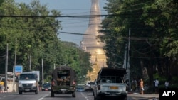 ရန်ကုန်မြို့ ရွှေတိဂုံဘုရားအနီးတနေရာ (ဖေဖော်ဝါရီ ၁၊ ၂၀၂၅)