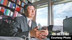 香港大学前法学院院长陈文敏教授(苹果日报图片)