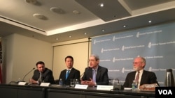 全球台湾研究所专家讨论川普政府的台湾政策(美国之音钟辰芳拍摄)