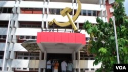 印共(马派)喀拉拉邦总部大楼 (美国之音朱诺)