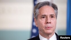 资料照片:美国国务卿布林肯。