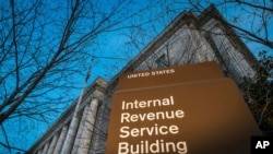 FILE - The headquarters of the Internal Revenue Service (IRS) in Washington is seen in this file photo, Apr. 13, 2014.