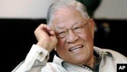 资料照:台湾前总统李登辉