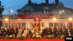 台湾驻美代表处在双橡园举行双十国庆活动 (钟辰芳拍摄)