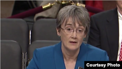 威尔逊2017年3月30日在参议院作证(美国国会照片)