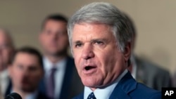 国会众议院外交事务委员会主席迈克尔·麦考尔。（美联社照片）