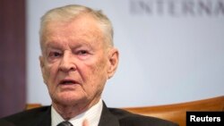 美国前国家安全顾问布热津斯基(2015年3月9日)。