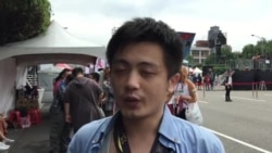 2017台湾同性恋游行总召集人小白表示,今年的主要诉求是落实“性别平等教育”。 2017台湾同性恋游行总召集人小白表示,今年的主要诉求是落实“性别平等教育”。